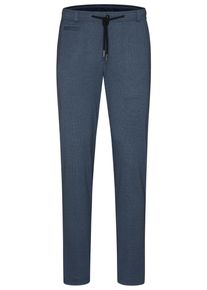 Bugatti Herren Chinohose, blau, casual, Gr. 38, 65% Polyester, 30% Viskose, 5% Elasthan, Hosen, mit bequemem Gummizug