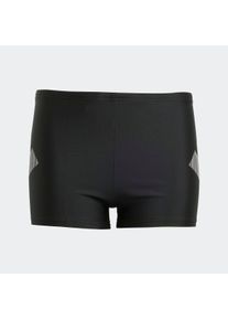 Kinder Badehose "BB BOXER Y", schwarz, sportlich, Gr. 116, adidas Performance, Obermaterial: 78% Polyamid, 22% Elasthan, Badehosen