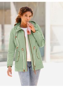 Casual Looks Damen Funktionsjacke, grün, Gr. 20, unifarben, 100% Polyester, Jacken