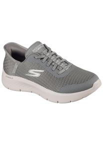 Skechers Damen Slip-On Sneaker "GO WALK FLEX-GRAND ENTRY", Gr. 37, grün, Textil, sportlich, Schuhe, Slipper mit Slip-ins zum Schlupfen