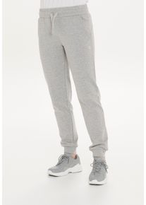 CRUZ Damen Sweathose "Mayda", grau, casual, Gr. 40, meliert, 60% Baumwolle, 40% Polyester, Hosen, aus atmungsaktivem Material