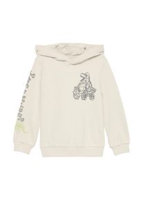 s.Oliver JUNIOR Jungen Sweatshirt, grau, casual, Gr. 116, bedruckt, Sweatware, Obermaterial: 90% Baumwolle, 10% Polyester, Sweatshirts, mit Kapuze