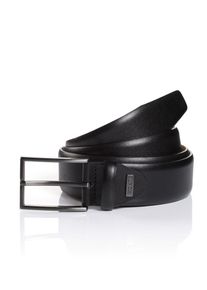 MONTI Damen Ledergürtel "BORDEAUX", schwarz, Gr. 115, Obermaterial: 100% Rindsleder, Gürtel
