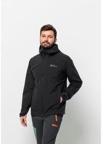 Jack Wolfskin Herren Funktionsjacke "ROBURY 2L JKT M", schwarz, Gr. XXL, OBERSTOFF: 100% POLYESTER; Futter: 100% POLYESTER, Jacken