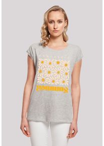 F4NT4STIC Damen T-Shirt "Summer Sunflower", grau, casual, Gr. XS, Obermaterial: 100% Baumwolle, Shirts, Print