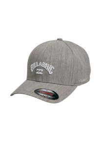 Billabong Herren Flex Cap "Arch", grau, Gr. S, 63% Polyester, 34% Baumwolle, 3% Elasthan, Caps