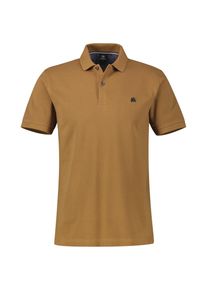 Lerros Herren Poloshirt "Lerros Basic Poloshirt in den Grössen 3XL bis 6XL"light coffee, Gr. 5XL, 100% Baumwolle, Shirts
