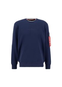 Herren Sweater "Alpha Industries Men - Sweatshirts Double Layer Sweatshirt", blau, Gr. XXL, Alpha Industries, Obermaterial: 80% Baumwolle, 20%