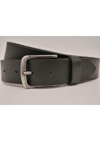 AnnaMatoni Damen Ledergürtel, schwarz, casual, Gr. 80, Rindsleder, Gürtel, mit silberner Schließe