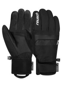 Reusch Damen Skihandschuhe "Snow Pilot R-TEX", schwarz-weiß, sportlich, Gr. 9,5, mehrfarbig, 93% Polyester, 7% Polyurethan, Handschuhe, warm,