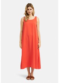 Smith & Soul SMITH & SOUL Damen Sommerkleid, rot, casual, Gr. XS, unifarben, Material: 100% Lyocell, Kleider, mit Seitenschlitze