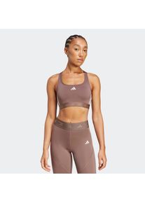 Damen Sport-BH "PWR MS HYGLM", adidas Performance, Gr. Mearth strata, weiß, Obermaterial: 89% Polyester, 11% Elasthan, sportlich, BHs