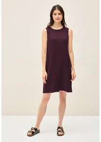 Cecil Damen Sommerkleid, rot, casual, Gr. L, unifarben, Stoff, 56% Viskose, 43% Polyester, 1% Elasthan, Kleider, knielang