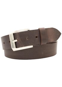 AnnaMatoni Damen Ledergürtel, braun, klassisch,modisch, Gr. 80, unifarben, Rindsleder, Gürtel, in Used-Optik