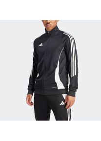 Herren Trainingsjacke "TIRO24 TRJKT", schwarz-weiß, sportlich, Gr. S, adidas Performance, Obermaterial: 100% Polyester, Jacken