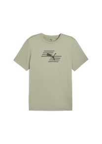 Puma Herren Trainingsshirt "Puma x HYROX Graphic T-Shirt Herren"lux army grün, Gr. XXL, Obermaterial: 100% Polyester, Shirts
