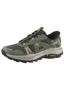Skechers Herren Slip-On Sneaker "EQUALIZER 5.0 TRAIL JOHN DEERE-HARVESTER", Gr. 41, grün, Leder, Mesh, casual, Schuhe, Schnürschuh mit John Deere