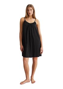 Marc O'Polo MARC O'POLO Damen Shirtkleid "Summer Blacks", schwarz, casual, Gr. S, gestreift, Web, Obermaterial: 64% Viskose, 36% Baumwolle, Kleider, Tonales