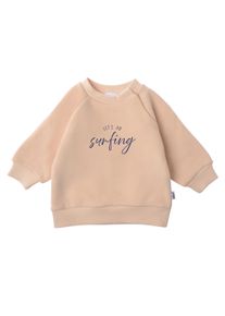 Liliput Herren Sweatshirt "Surfing", beige, Gr. 86, bedruckt, 80% Baumwolle, 20% Polyester, Sweatshirts, mit Bündchen am Ärmel