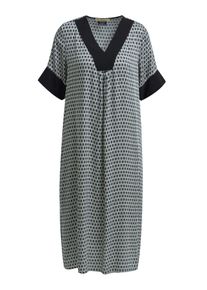 Smith & Soul SMITH & SOUL Damen Sommerkleid, schwarz, casual, Gr. S, bedruckt, gemustert, Material: 100% Viskose, Kleider, mit Seitenschlitze