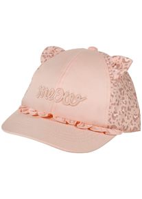 MaxiMo Baby Baseball Cap, rosa, modisch, Gr. 51, gemustert, Baumwolle, Caps, mit Animal-Print und verspielten Öhrchen.