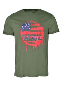 Top Gun Herren T-Shirt "TG20213014", grün, Gr. XXL, Obermaterial: 100% Baumwolle, Shirts