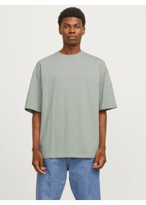 Jack & Jones JACK & JONES Herren Rundhalsshirt "JJECHARGE TEE O-NECK NOOS", grün, modisch, Gr. XXL, unifarben, Jersey, Obermaterial: 100% Baumwolle, Shirts, mit