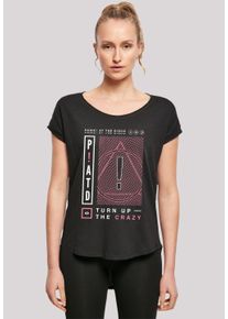 F4NT4STIC Damen T-Shirt "Panic At The Disco Turn Up The Crazy", schwarz, casual, Gr. S, Obermaterial: 100% Baumwolle, Shirts, Premium Qualität