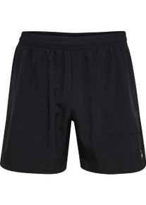 Hummel Herren Trainingsshorts "HMLPULSE WORKOUT SHORTS", schwarz, sportlich, Gr. XL, Obermaterial: 100% Polyester, Hosen