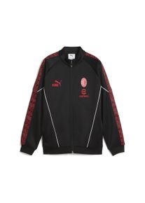 Puma Kinder Sweatjacke "AC Milan KING Anthem Jacke Jugendliche", rot, Gr. 152, Obermaterial: 63% Polyester, 37% Baumwolle; Taschenfutter: 100%