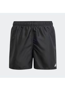 Kinder Badeshorts "SOLID SHORTS BY", schwarz-weiß, sportlich, Gr. 116, adidas Performance, Web, Obermaterial: 100% Polyester, Badehosen