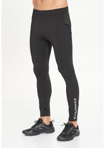 Endurance Herren Lauftights "Kerir", schwarz, sportlich, Gr. XXL, unifarben, 88% Polyester, 12% Elasthan, Hosen, mit leichter Kompression