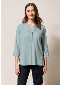 Cecil Damen Klassische Blusecool salvia grün, casual, Gr. XL, unifarben, Web, Obermaterial: 100% Viskose, Blusen, in Unifarbe