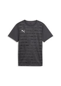 Puma Kinder Trainingsshirt "individualFINAL Graphic Jersey Youth Trikot Jungen", grau, Gr. 152, Obermaterial: 100% Polyester; Vorderteil: 100%