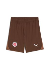 Puma Herren Trainingsshorts "FCSP HOME SHORTS", braun, sportlich, Gr. XXL, gemustert, Web, Obermaterial: 100% Polyester, Hosen, FC St.Pauli Heim