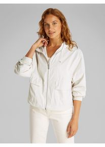 Damen Windbreaker "COTTON NYLON WINDBREAKER JACKET", grau, casual, Gr. XL, Calvin Klein Jeans, unifarben, Web, Obermaterial: 100% Polyamid, Jacken,