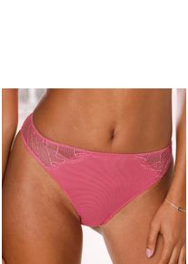 Lascana Damen Tanga "Gianna", Gr. 36, pink, Spitze, Microtouch, Obermaterial: 65% Polyamid, 32% Polyester, 3% Elasthan, Unterhosen, aus leicht