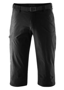 Gonso Herren Fahrradhose "Porto", schwarz, Gr. XL, 90% Polyamid, 10% Elastan, Hosen, Herren 3/4 Radhose, Innenhose mit Sitzpolster, Bund inkl. Gürtel