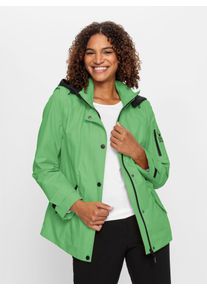 Casual Looks Damen Funktionsjacke, grün, Gr. 40, unifarben, 100% Polyester, Kapuzenfutter:100% Polyester, Wattierung:100% Polyester, Jacken