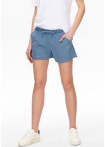 Only Damen Shorts "ONLPEMA LIFE LYOCELL DNM SHORTS NOOS", blau, casual, Gr. S, unifarben, Obermaterial: 100% Lyocell, Hosen