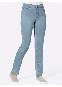 Casual Looks Damen 5-Pocket-Jeans, blau, Gr. 24, unifarben, 81% Baumwolle, 17% Polyester, 2% Elasthan, Jeans