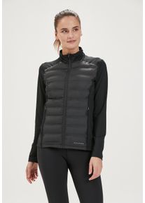 Endurance Damen Laufjacke "Reitta", schwarz, sportlich, Gr. 38, unifarben, 100% Polyester, Jacken, mit wärmenden Stepp-Einsätzen
