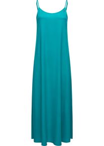 Ragwear Damen Jerseykleid "Ludvika", blau, modisch, Gr. XL, Material: 100% Viskose, Kleider, stylisches Sommerkleid mit verstellbaren Spaghettiträgern