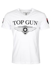 Top Gun Herren T-Shirt "TG20191004", weiß, Gr. XXL, Obermaterial: 100% Baumwolle, Shirts