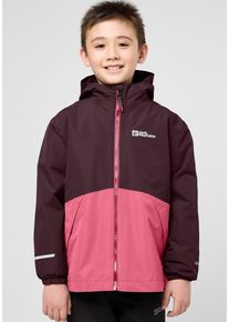 Jack Wolfskin Kinder 3-in-1-Funktionsjacke "ICELAND 3IN1 JACKET K", pink, Gr. 128, Hauptmaterial: 100% Polyester; Kontrast: 100% Polyester; Futter: