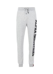 Herren Jogginghose "Alpha Industries Men - Jogger Big Letters Jogger", grau, Gr. XXXL, Alpha Industries, Obermaterial: 80% Baumwolle, 20% Polyester,
