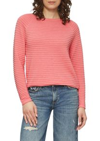 QS Damen Strickpullover, rot, casual, Gr. XXL, Strick, Obermaterial: 65% Polyester, 35% Viskose, Pullover, mit Strukturmuster