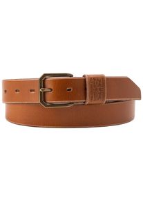 Levi's LEVI'S Damen Ledergürtel "WIDE LOOP TWO HORSE BELT", braun, casual, Gr. 105, unifarben, Rindsleder, Gürtel, mit Logoprägung