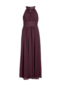 Vila Damen Maxikleid "VIMILINA HALTERNECK MAXI DRESS - NOOS"fig detail:elastic, modisch, Gr. 40, unifarben, Web, Obermaterial: 100% Polyester, Kleider
