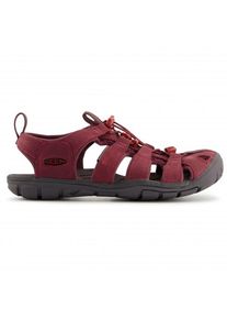 Keen Clearwater CNX Leather Sandalen Damen Wandern (Gr 40 |rot)